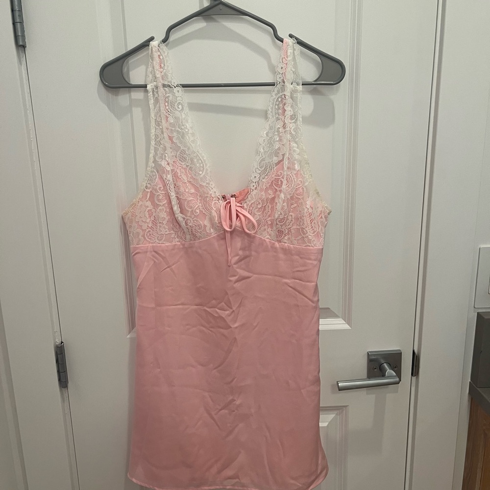 revolve (more to come) pink mini dress